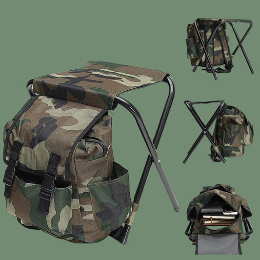 Backpack Cooling Chair Portable Folding Seat Stool Light Fishing Outdoor Equipment Suitable for Camping,Traveling Hiking