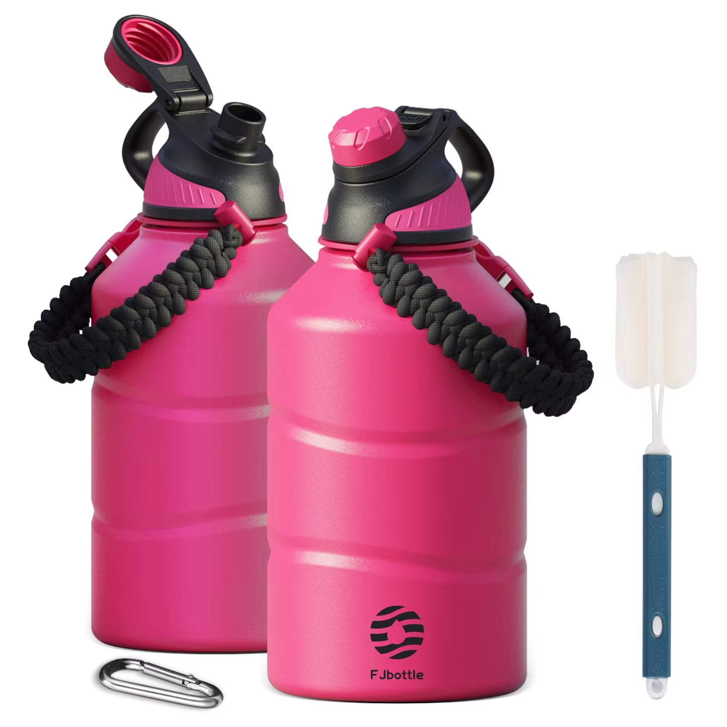 Thermos Bottle 1.9L Large Capacity Stainless Steel Thermal Water Bottle Cold and Hot Vacuum Flask with Rope Gym