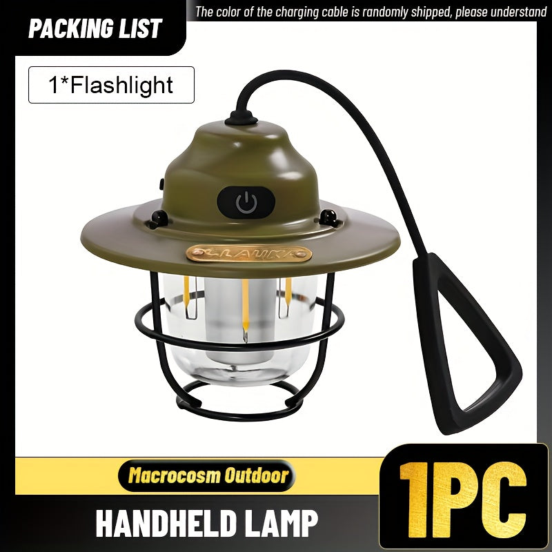 LED Handheld Lamp | USB Rechargeable for Fishing, Night Lighting