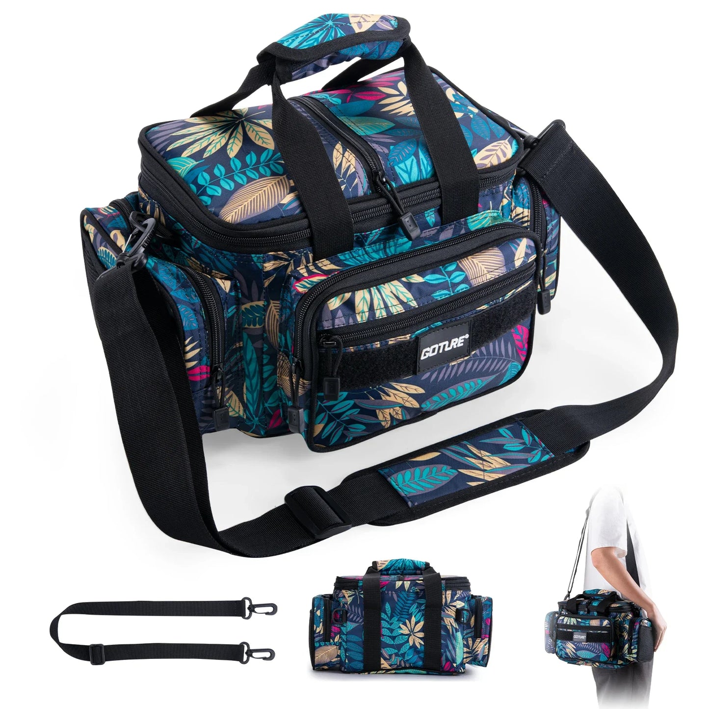 Fishing Bags Waterproof 600D Oxford Fabric High Capacity Storage Durable Quality Fishing Gear Bags for Men Outdoors Bag