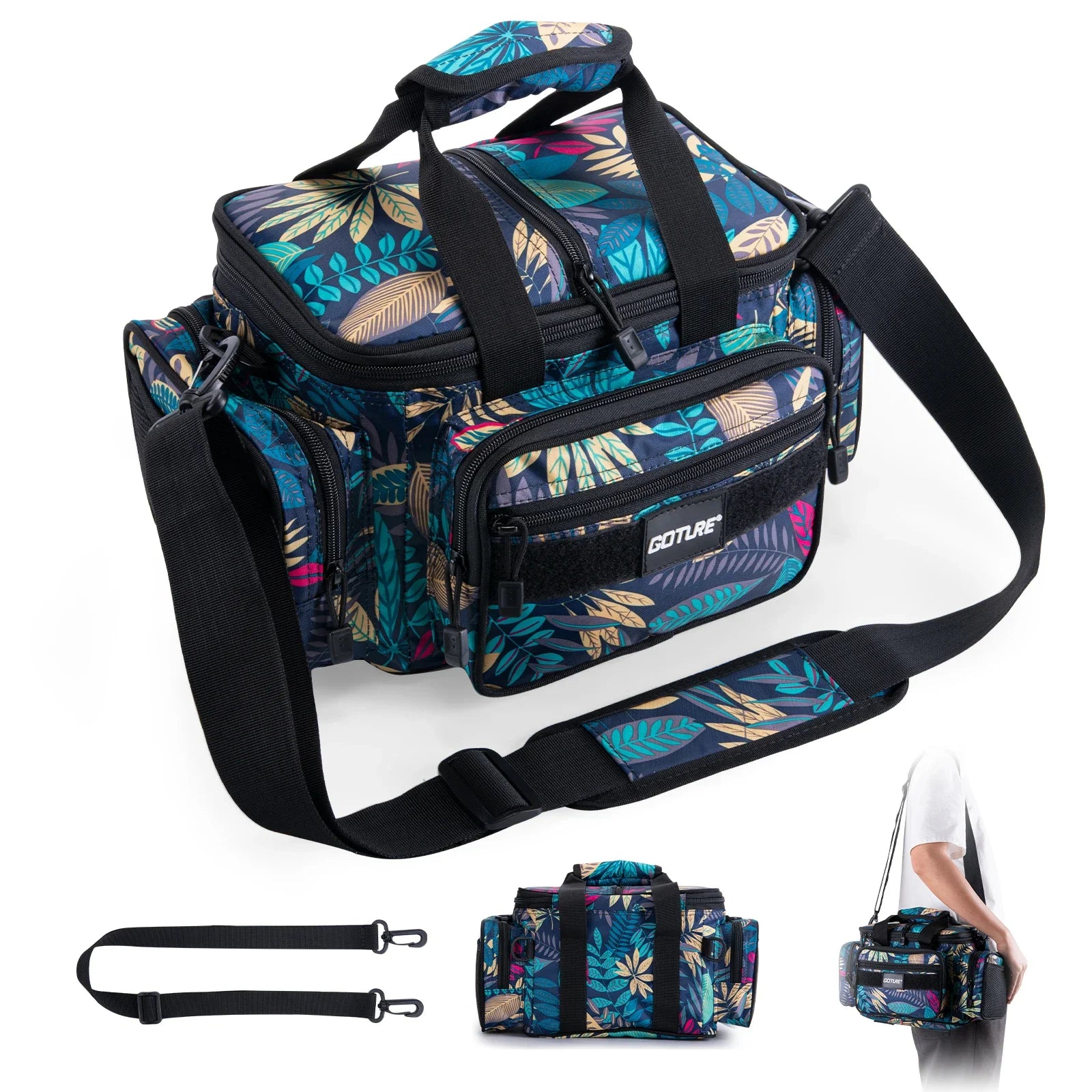 Fishing Bags Waterproof 600D Oxford Fabric High Capacity Storage Durable Quality Fishing Gear Bags for Men Outdoors Bag
