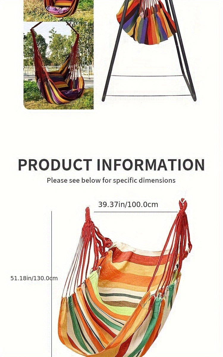 Hammock Hanging Chair With Double Pillows Included, Capable Of Bearing 200kg!!!