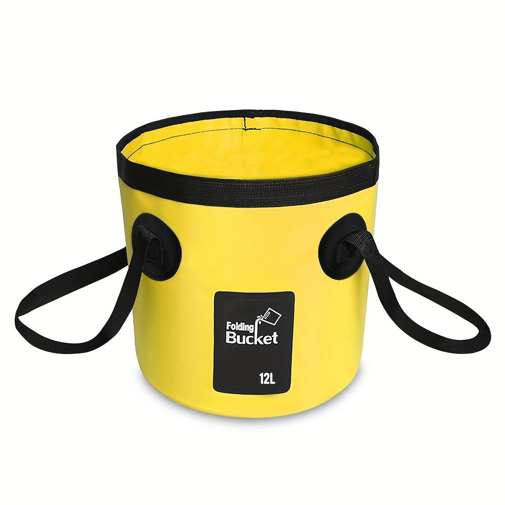 Portable Foldable Water Bucket - Perfect for fishing & Camping!!