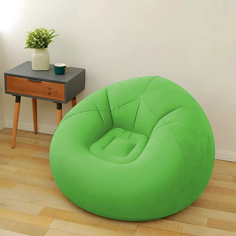 Lazy Inflatable Sofa Chairs Indoor Bedroom Lounge Bean Bag Chair Inflatable Sofa Portable Folding for Outdoor Camping Chair Sofa