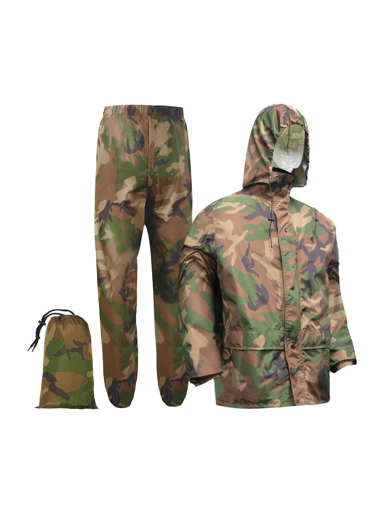 Top and Pants Raincoat Set ! windproof - Lightweight and Breathable + unisex