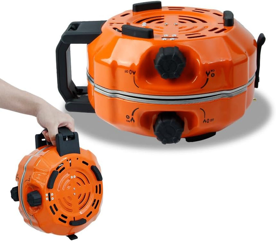 2 Burner Camping Stove with Carrying Handle, Storage Bag Portable for Camping & Hiking