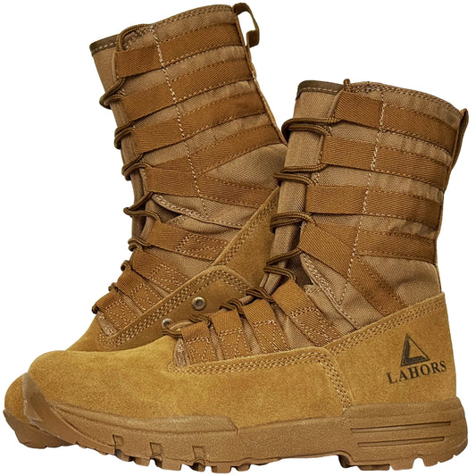 Lightweight Suede Leather Tactical Combat Boots Men Outdoor Hiking Desert Army Shoes Breathable Male Ankle Boots Man Made