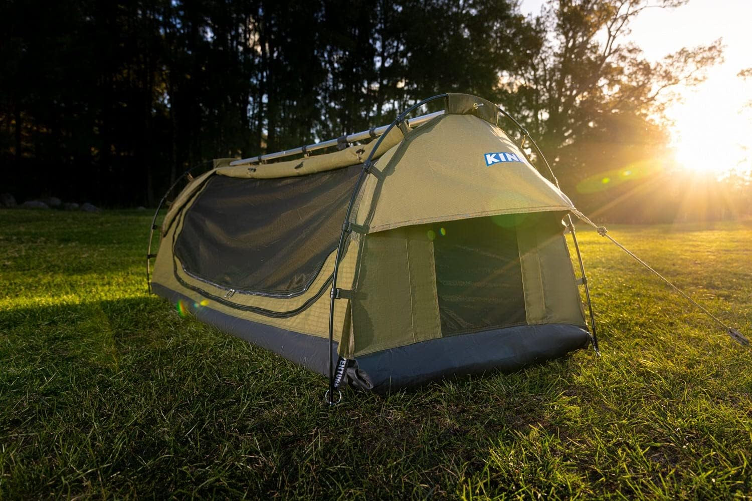 Deluxe Escape Single Camping Swag + LED Head Torch