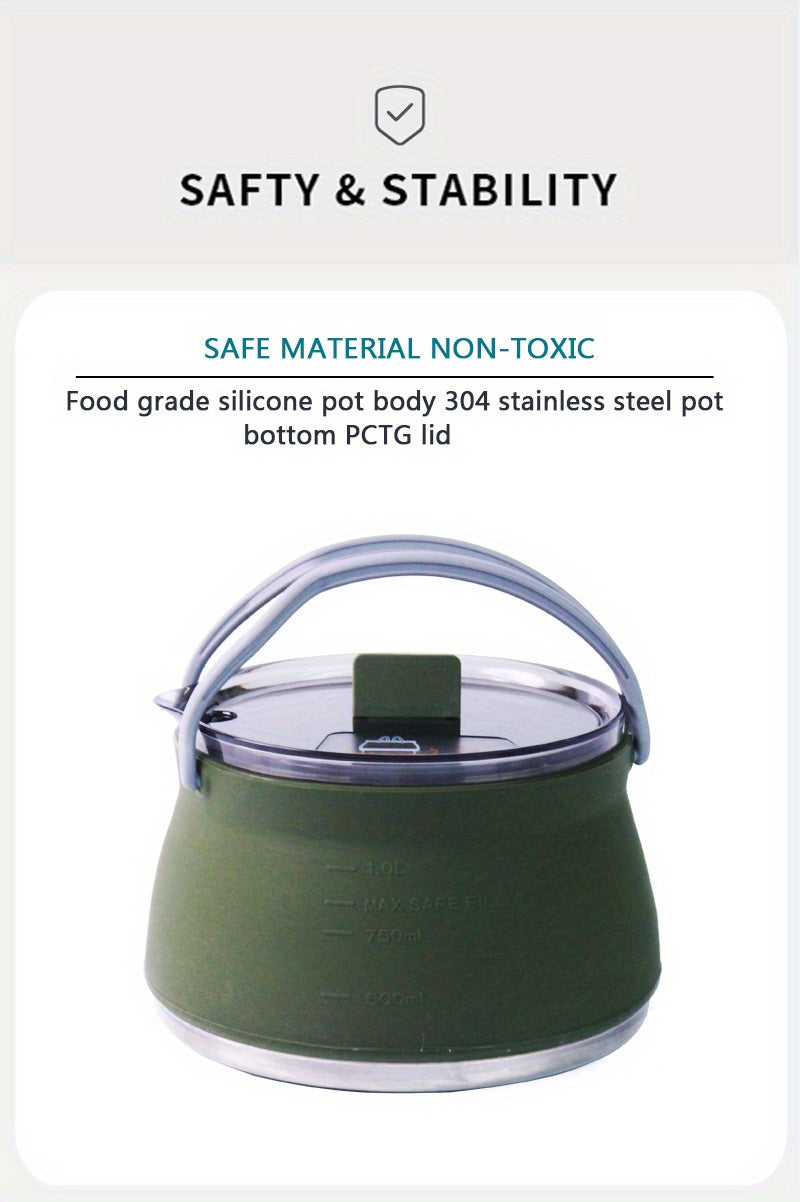 Silicone Folding Kettle | Lightweight & SUPER Portable