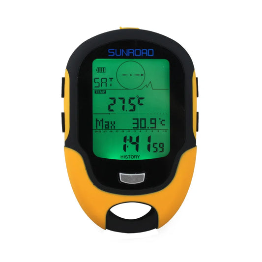Portable Digital Altimeter Barometer Compass Locator Handheld GPS Navigation Receiver for Outdoor Camping Hiking Fishing Climb