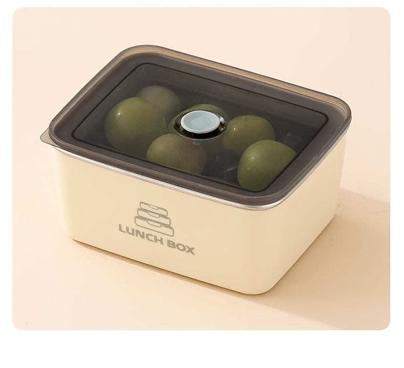 304 Stainless Steel Storage Containers with Clip-On Lids