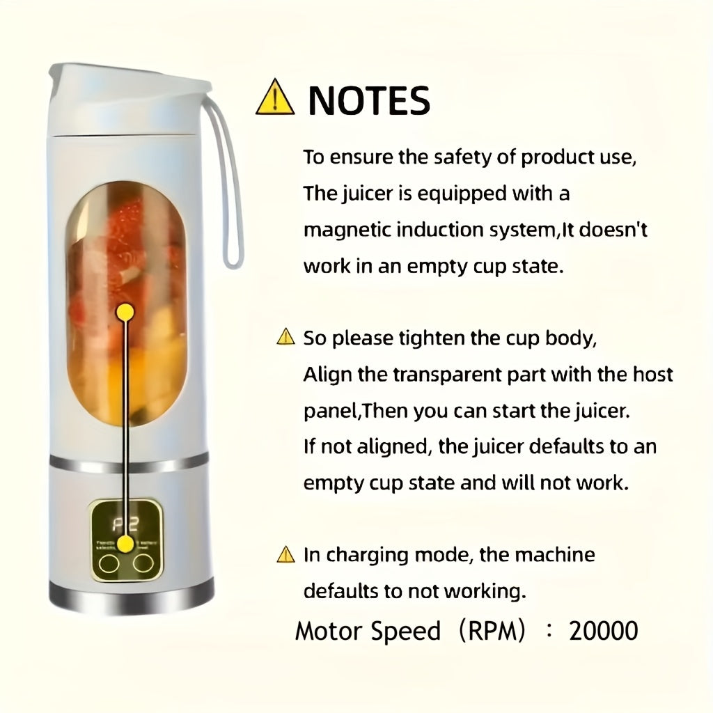 Portable USB-Rechargeable Blender & Juicer - Camping Cocktails!!