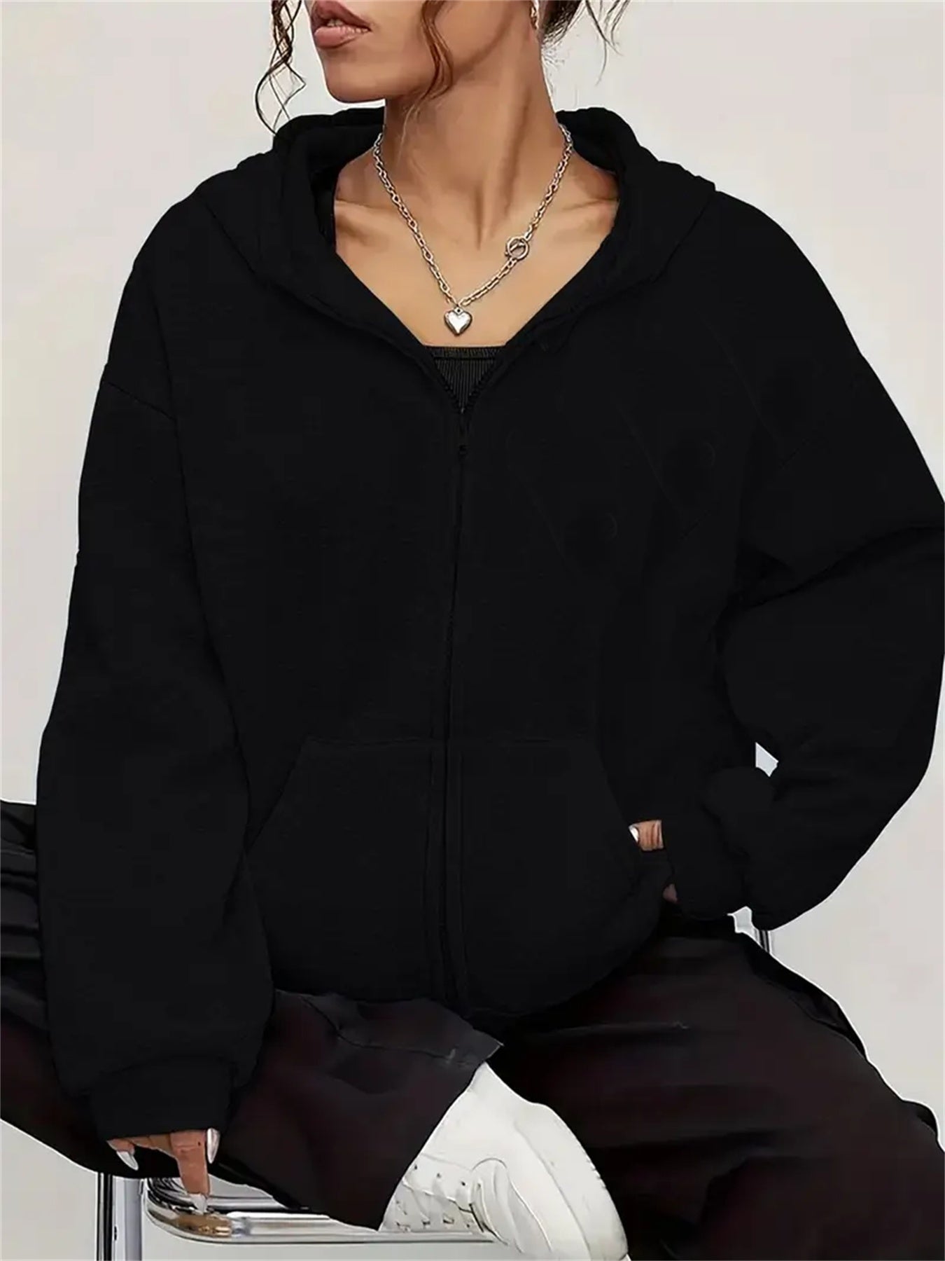 Womens "REEL GIRLS FISH!" Zip-Up Sweatshirt, Soft All-Season Pullover