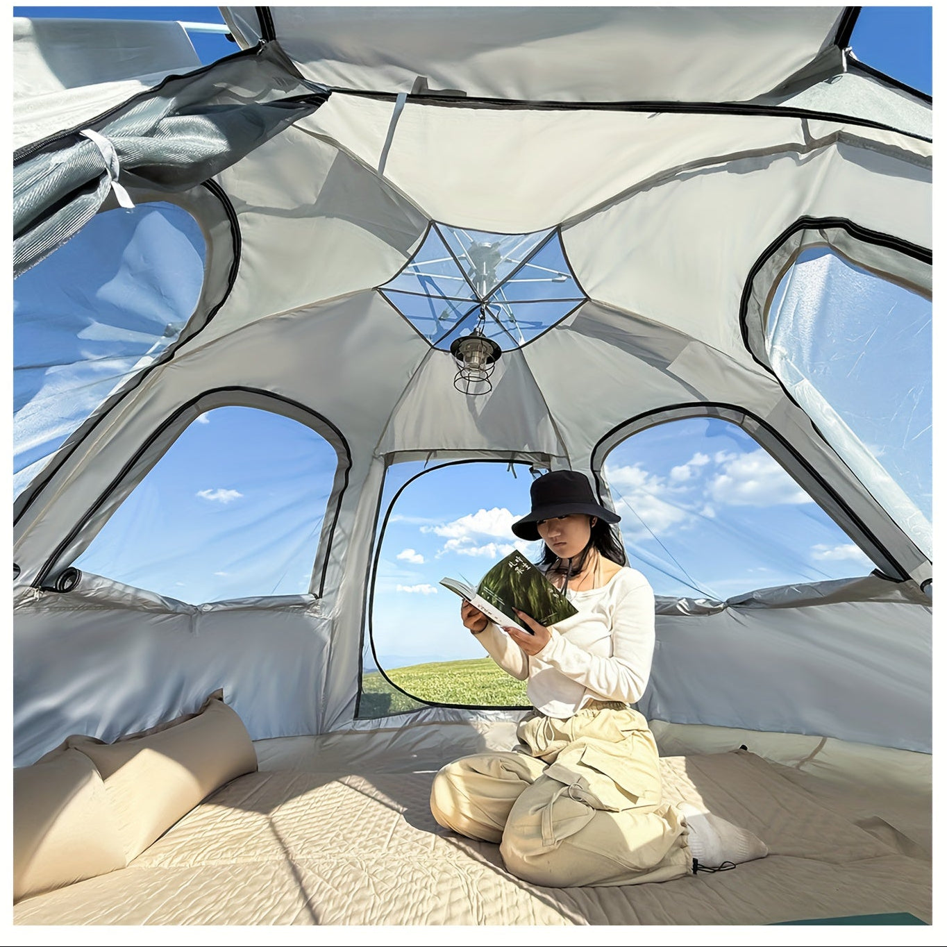 Instant Pop-Up Camping Tent, Lightweight & Super Portable for Backpacking Hiking