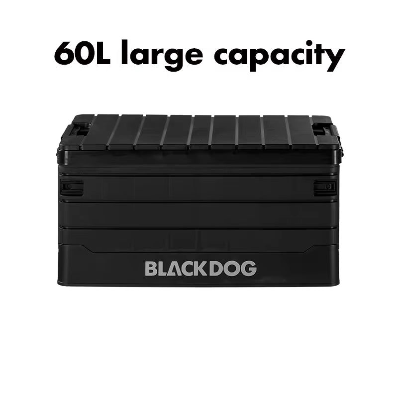 Blackdog Foldable PP Storage Box 60L Portable Outdoor Camping Picnic Self-Driving Car Storage Box Camping Equipment
