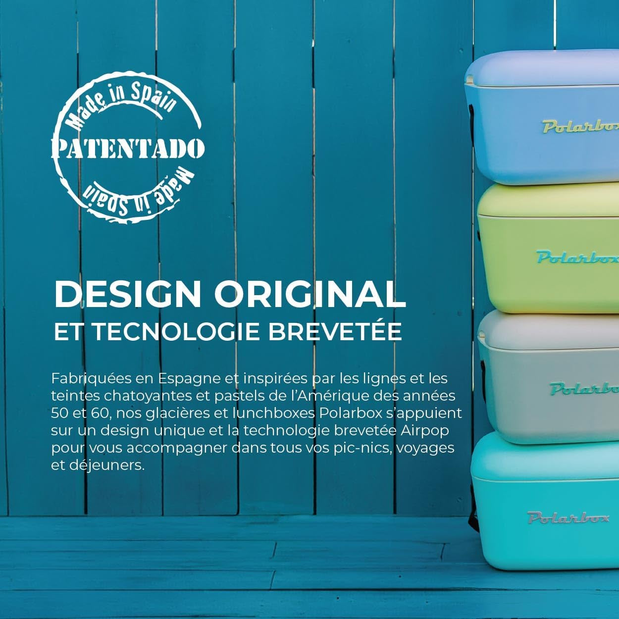 Classic Cooler Box with Leather Strap, Cyan & Baby Rose Rigid Thermal Insulated Ice for Beach, Picnic Party Convertible Lid Polypropylene Insulation Cyan/Baby 20L PB-9210