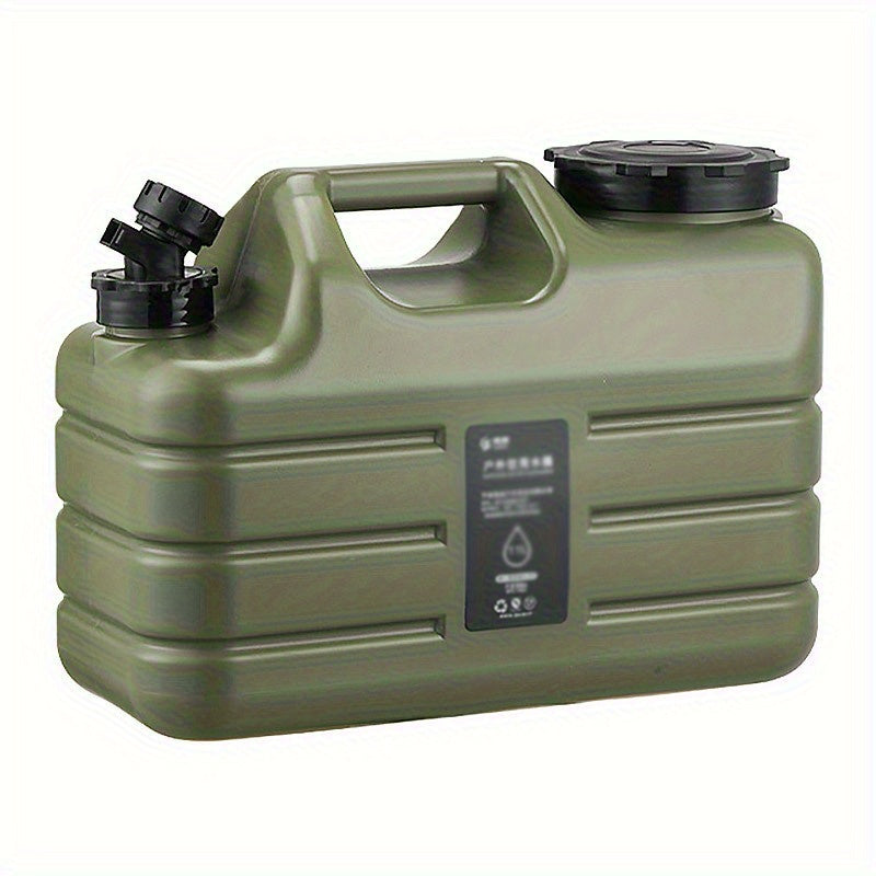Portable Outdoor Camping Water Storage Container with Faucet - Durable PE