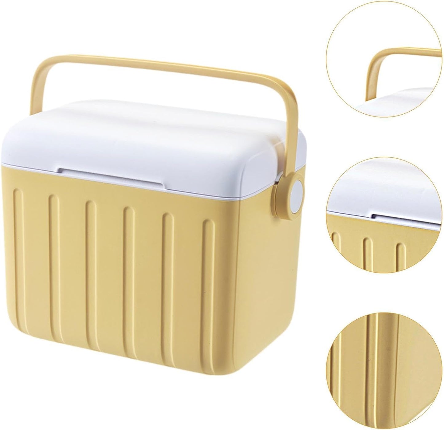 Ice Storage Box Cooler Organizer for Beverages Camping Sports