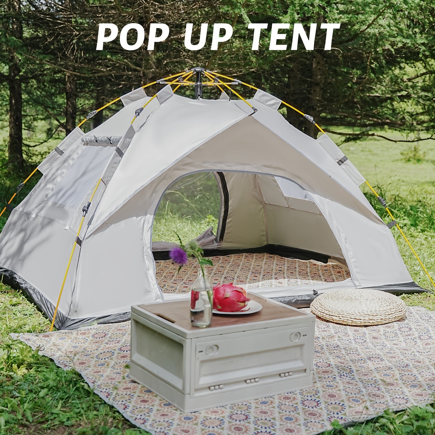 2 Person Automatic Tent | Windproof Lightweight
