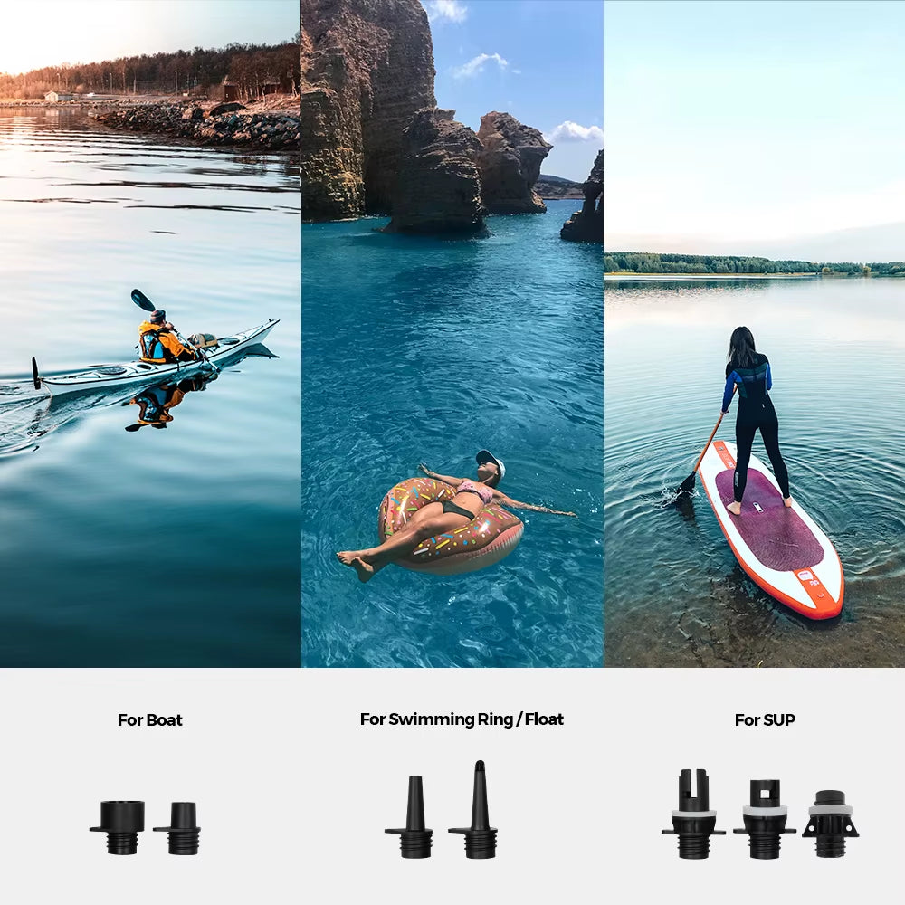 FLEXTAIL EVO SUP PUMP - 20PSI Cordless Rechargeable Air Pump with Cooling System, Ideal for SUP & KITE