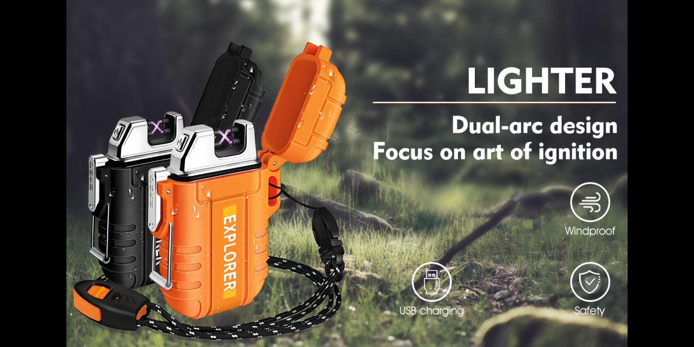 Arc Electric Plasma Lighters- USB Rechargeable & Flameless Windproof !!!