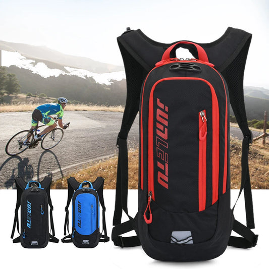 New 10L MTB Bike Backpack with Night Reflector Strips Helmet Strap Design Outdoor Sports Cycling Running Backpacks Water Bag
