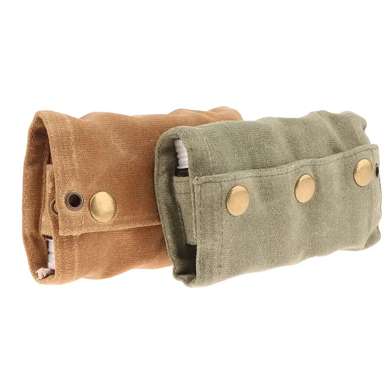 Outdoor Jar Storage Bags Canvas Seasoning Storage Bag Organizer Outdoor Camping Barbecue Picnic Seasoning Container Set