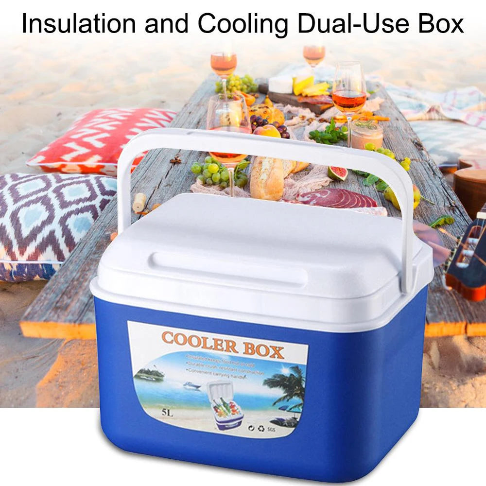 5L-13L Outdoor Retro Portable Cold Box Fishing Cooler