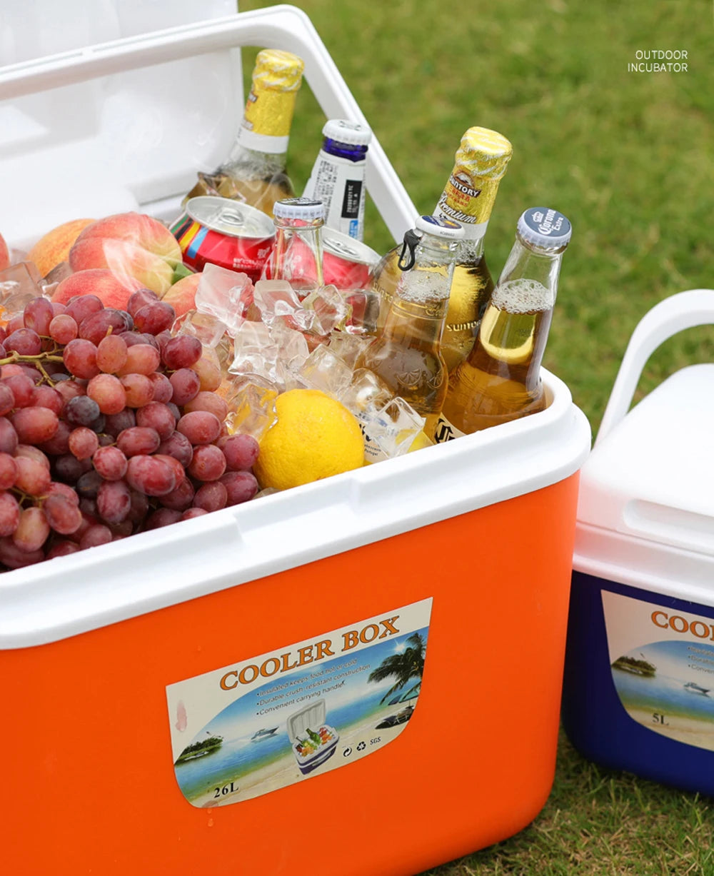 5L-13L Outdoor Retro Portable Cold Box Fishing Cooler