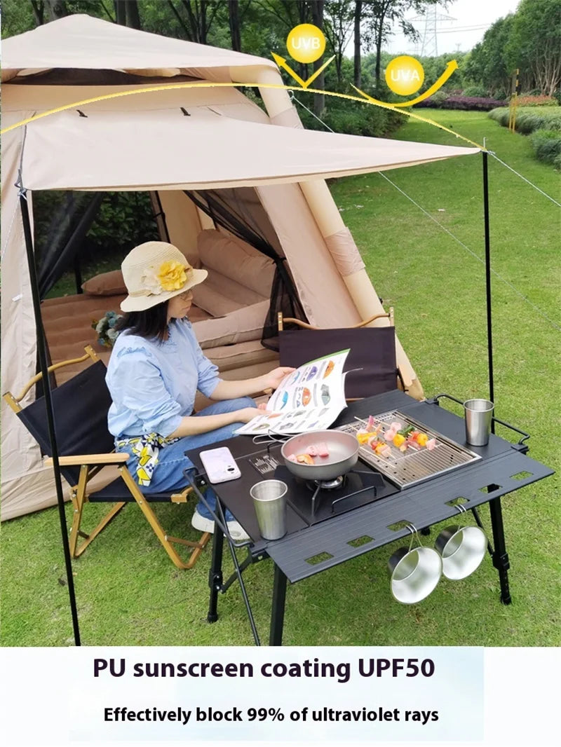 Large Camping Air Tent, inflatable One-touch Outdoor Tent