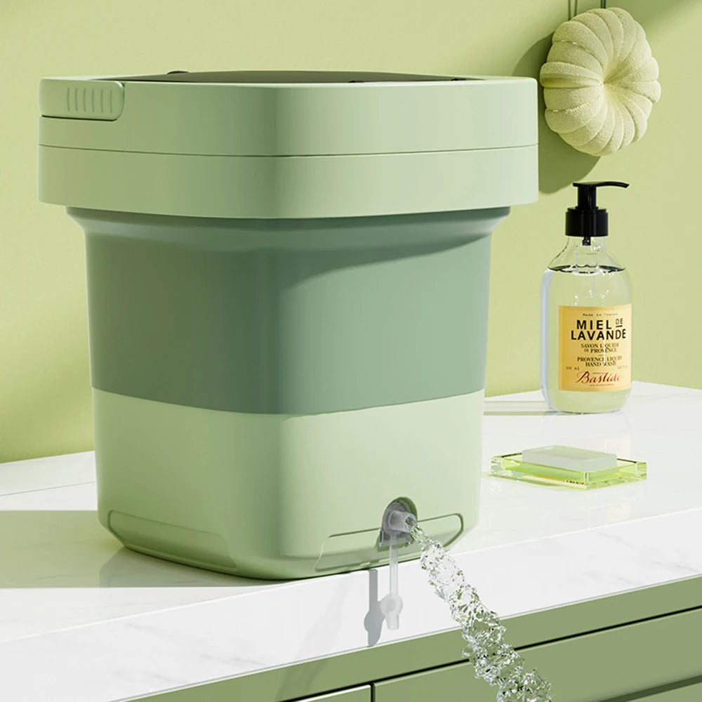 Folding Washing Machines. SUPER Portable & SUPER cute.