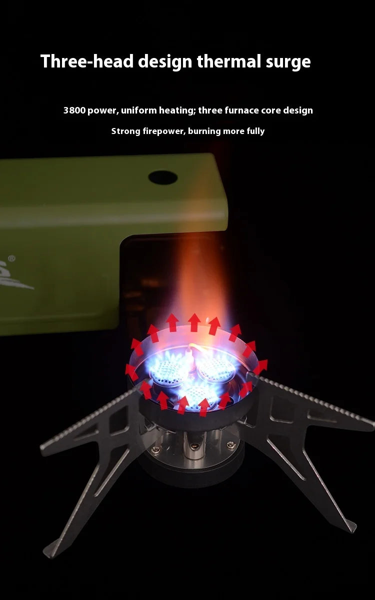 Cassette Stove 2670W, Portable Folding Gas Outdoor Picnic Cooker