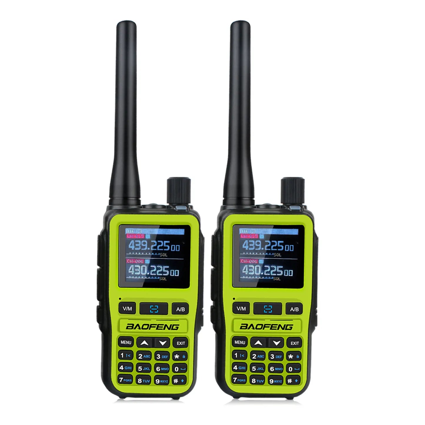 2PCS/Pack UV-5R Mini Dual Band Dual PTT Walkie Talkie