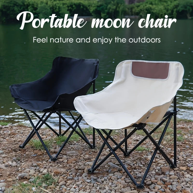 Oxford cloth Camping Chair with Side Pocket, Foldable & super Portable.