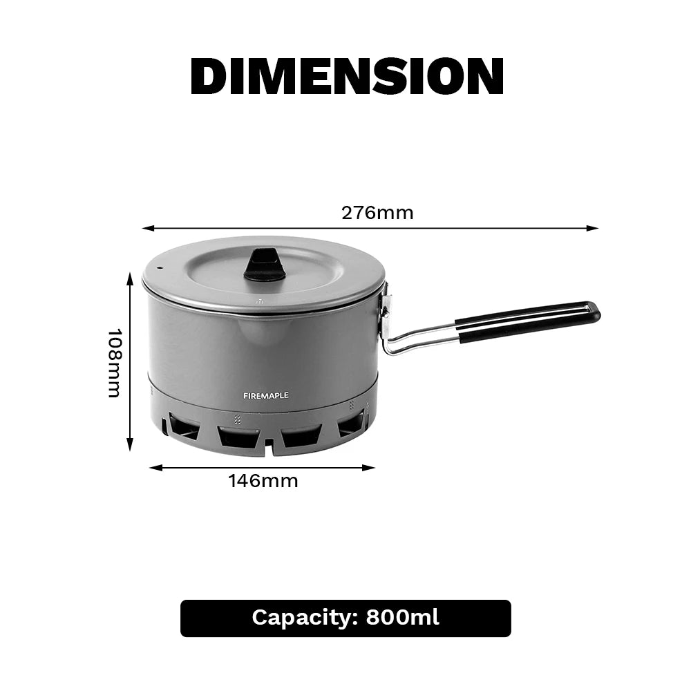 Ramen Pot - Ultralight Heat Exchanger