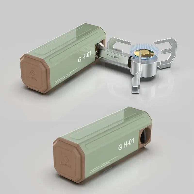 Ultra-Light Steel Automatic Camp Cooking Stove for Family Travel Outdoor