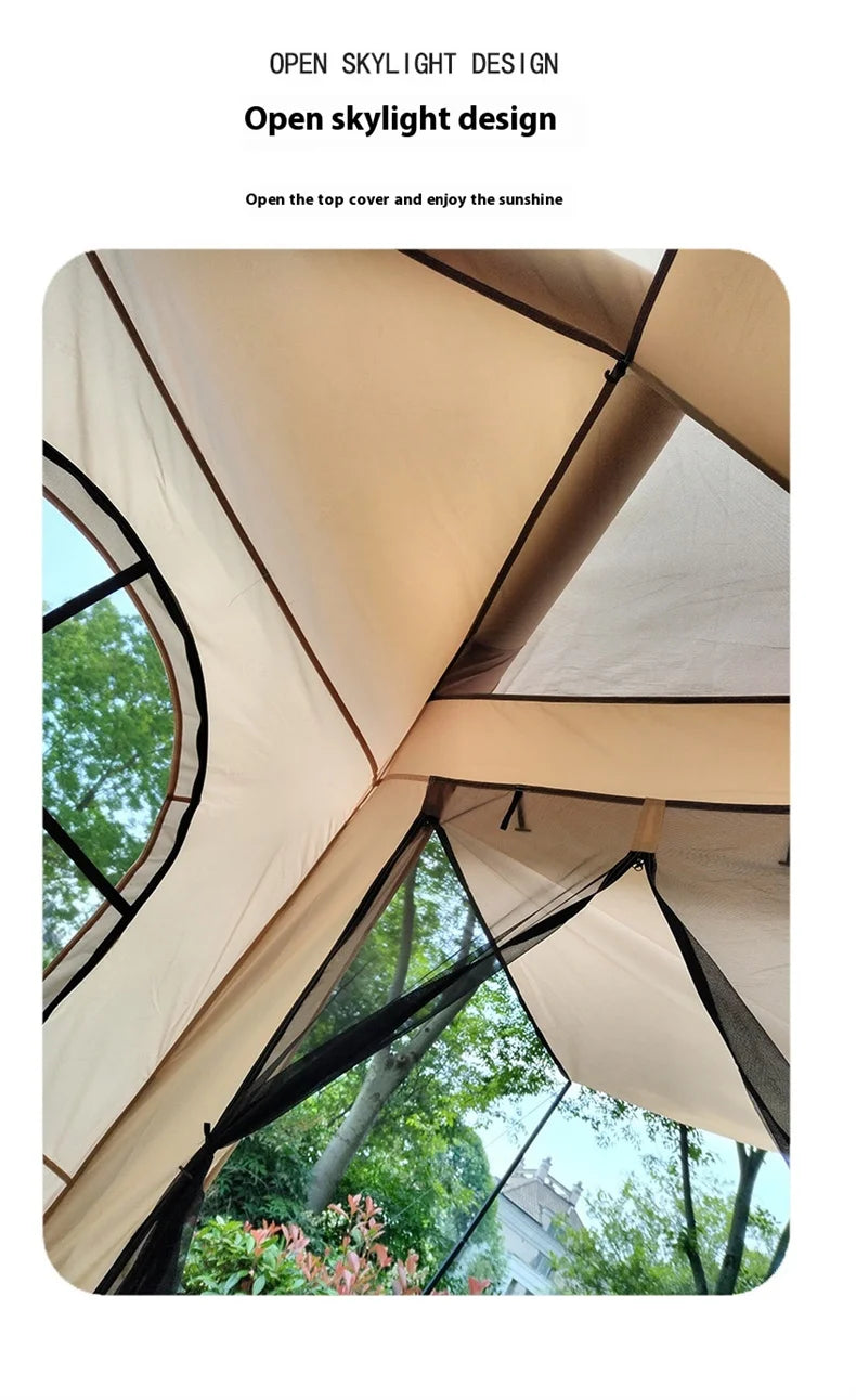 Large Camping Air Tent, inflatable One-touch Outdoor Tent