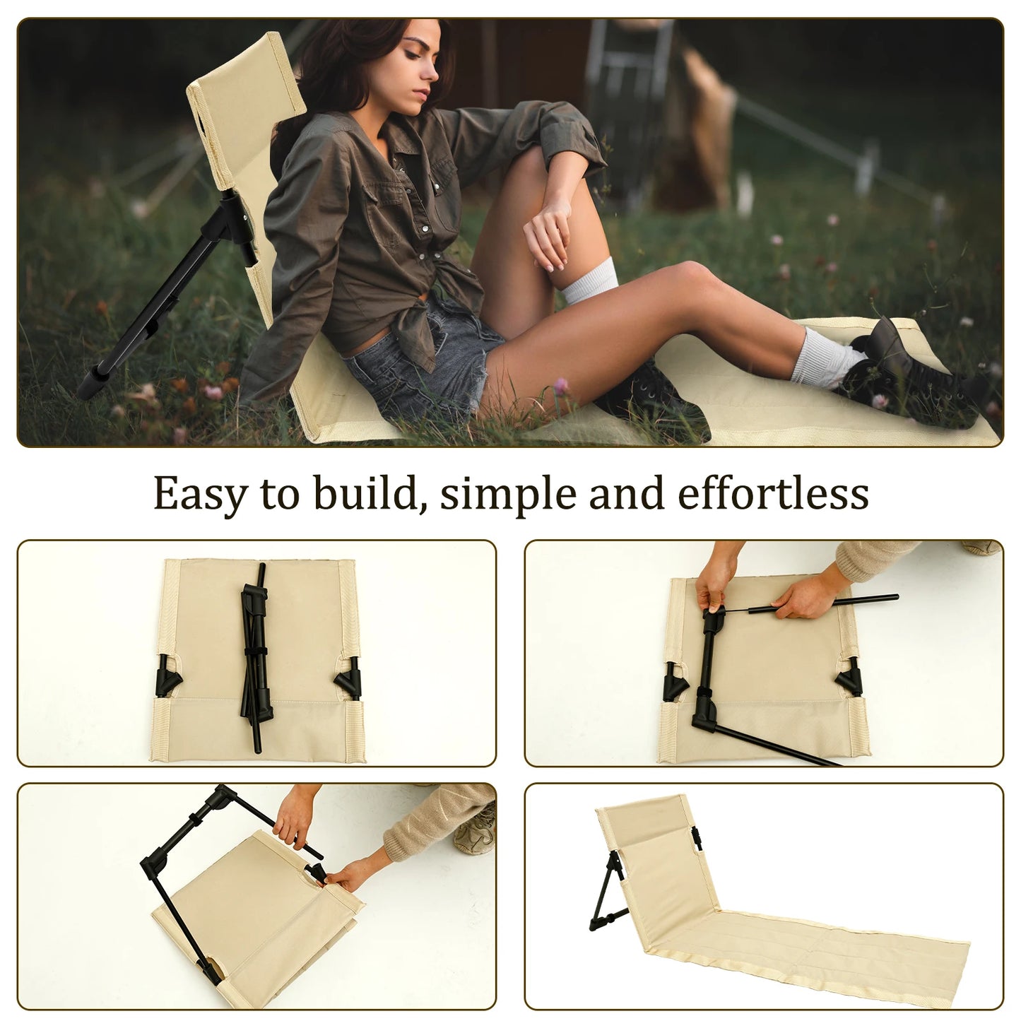 Outdoor Foldable Camping Chair.