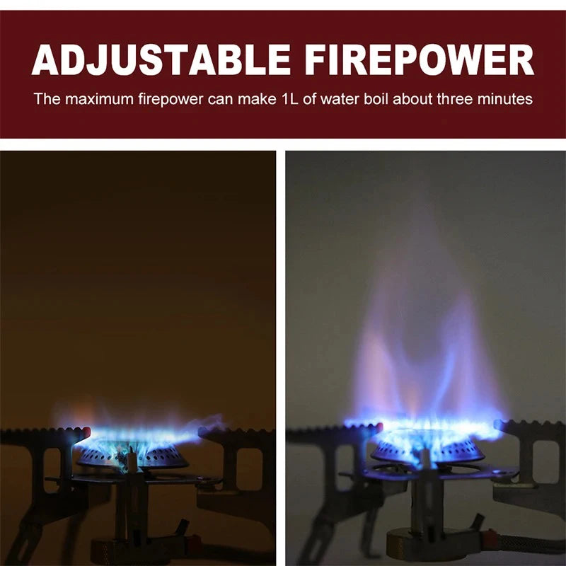 Camping Gas Stove, SUPER Portable Folding Outdoor Backpacking Stove 3500W