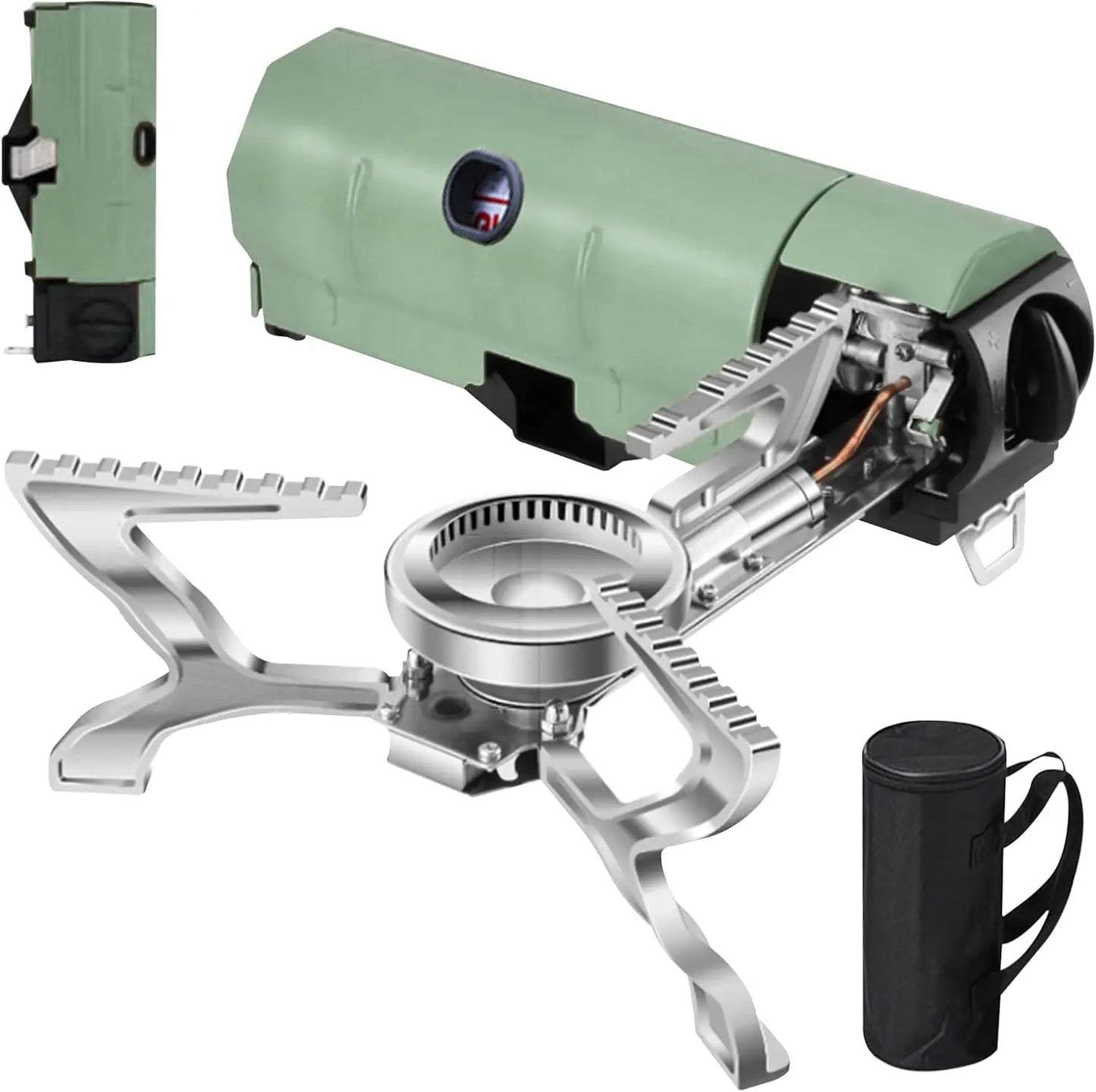 Mini Camping Gas Stove Foldable,  Portable Stove With Storage Bag For Backpacking