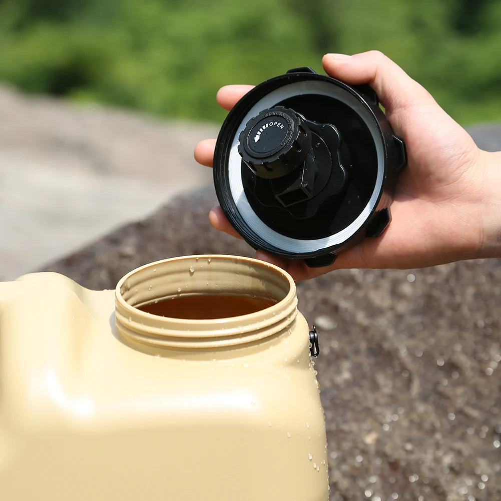 11/12/18.5/25L Water Jug Camping Large Capacity With Detachable Faucet