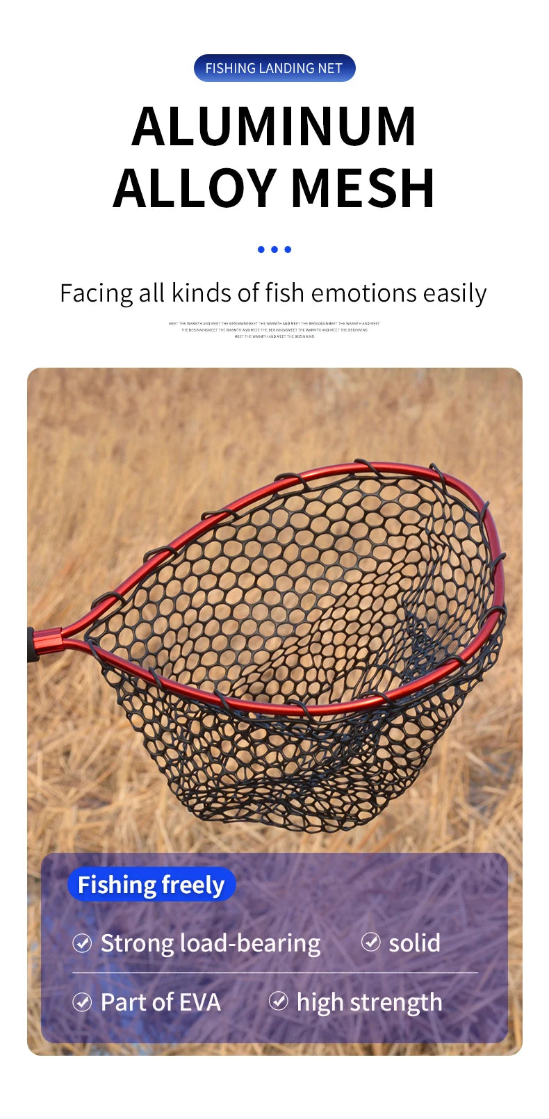 Portable Fishing Net, Ultralight Aluminum Alloy