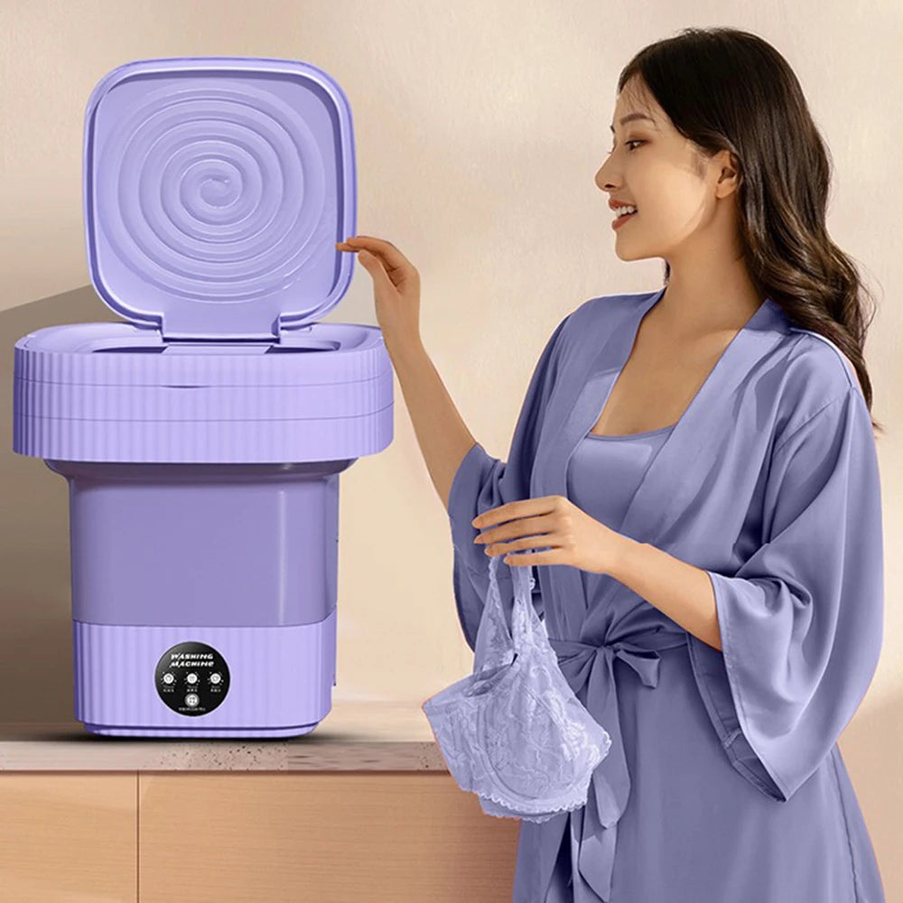 Folding Washing Machines. SUPER Portable & SUPER cute.