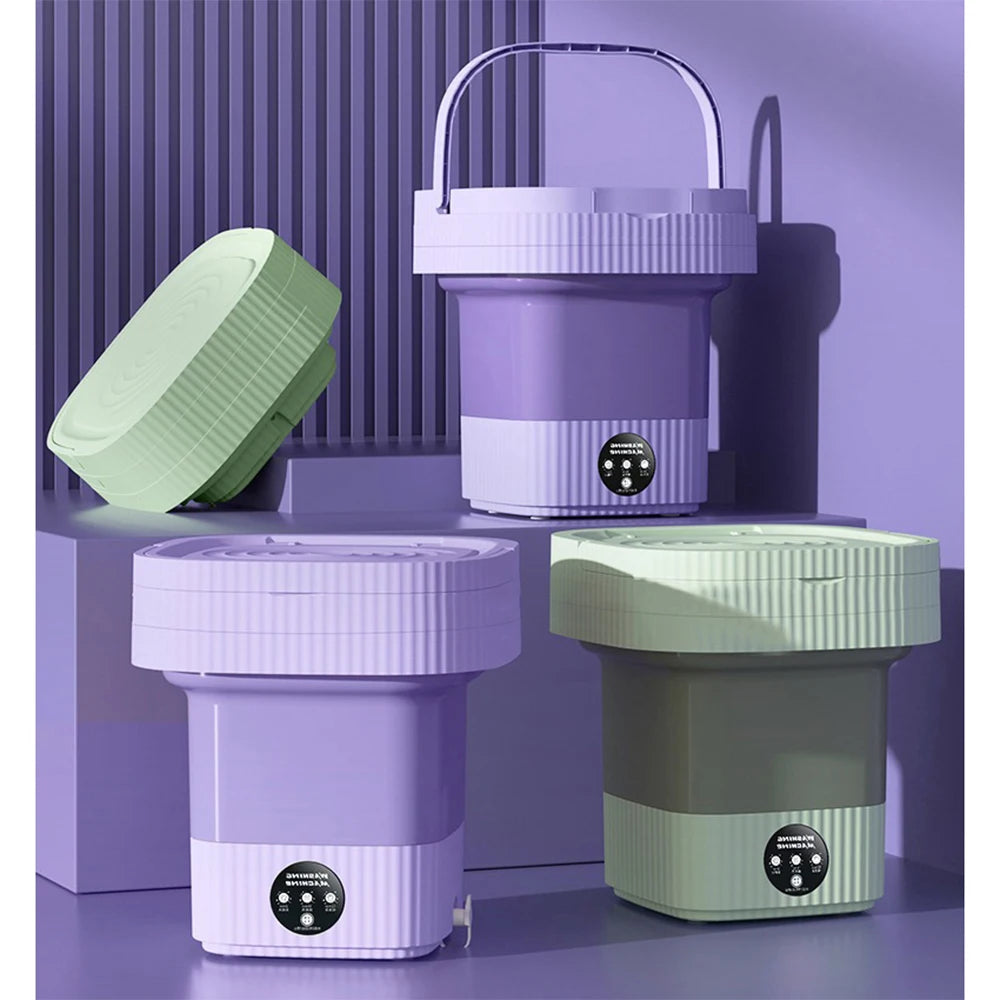 Folding Washing Machines. SUPER Portable & SUPER cute.