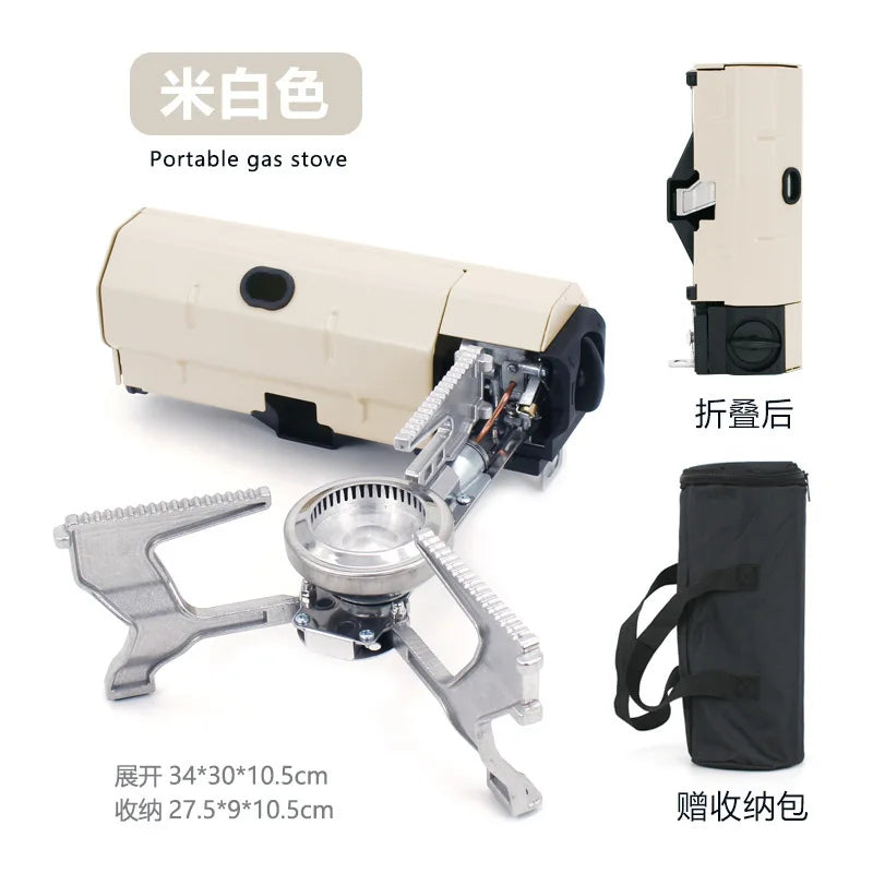 Mini Camping Gas Stove Foldable,  Portable Stove With Storage Bag For Backpacking