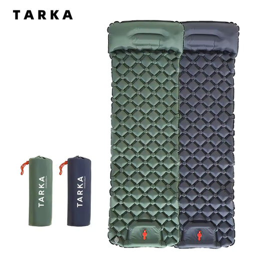 Inflatable Camping Mats Air Mattress With Pillow - super portable