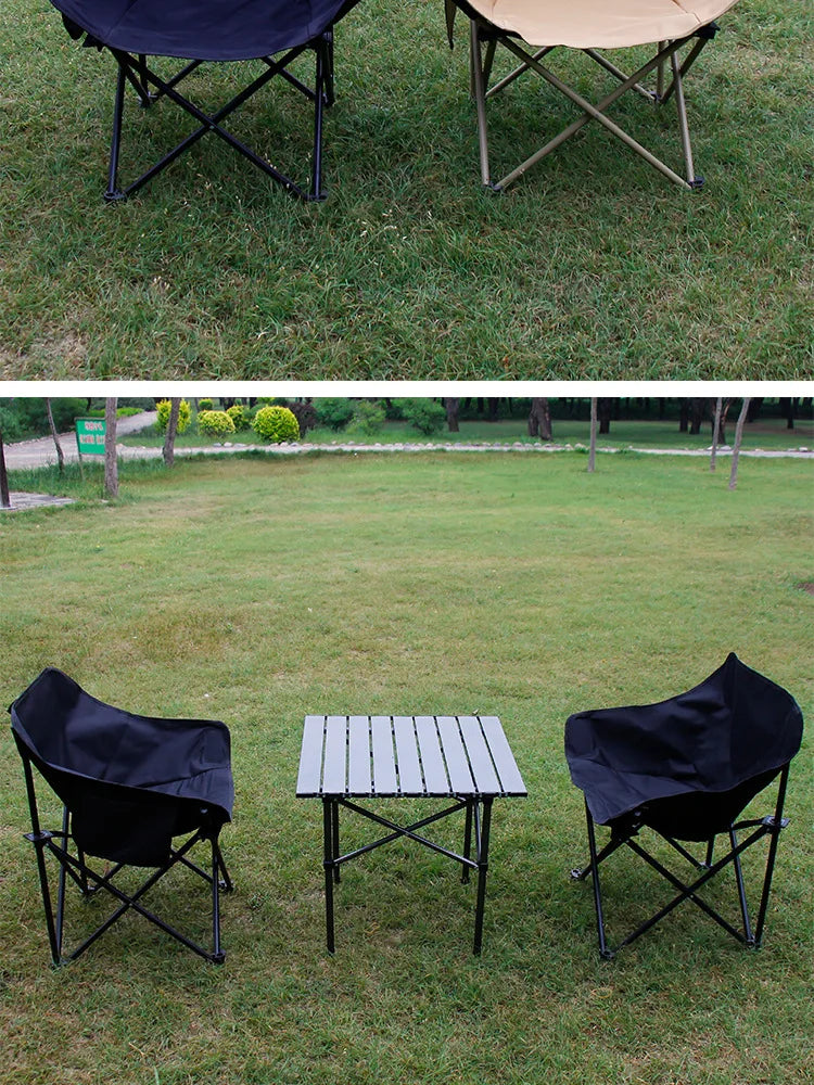 Oxford cloth Camping Chair with Side Pocket, Foldable & super Portable.