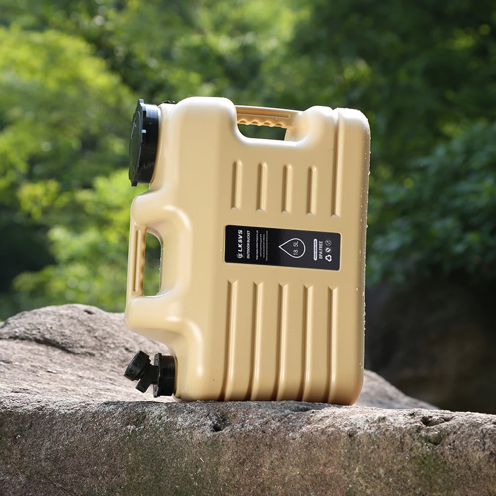 11/12/18.5/25L Water Jug Camping Large Capacity With Detachable Faucet