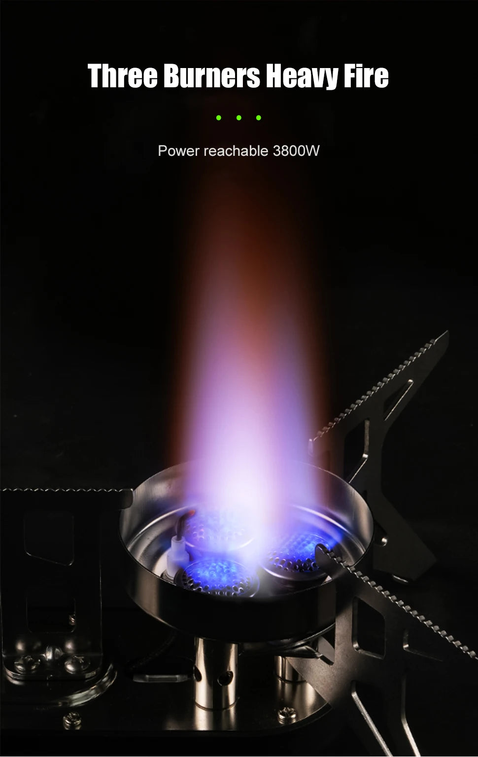 Camping Gas Stove 3800W Folding Cassette