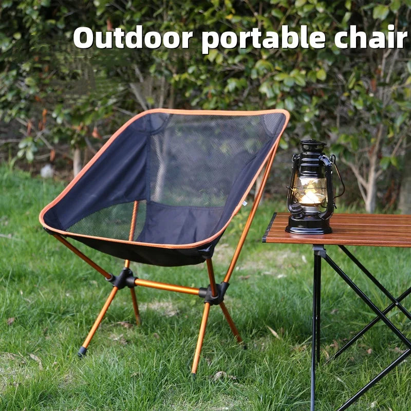 Outdoor moon chair, super portable folding camping